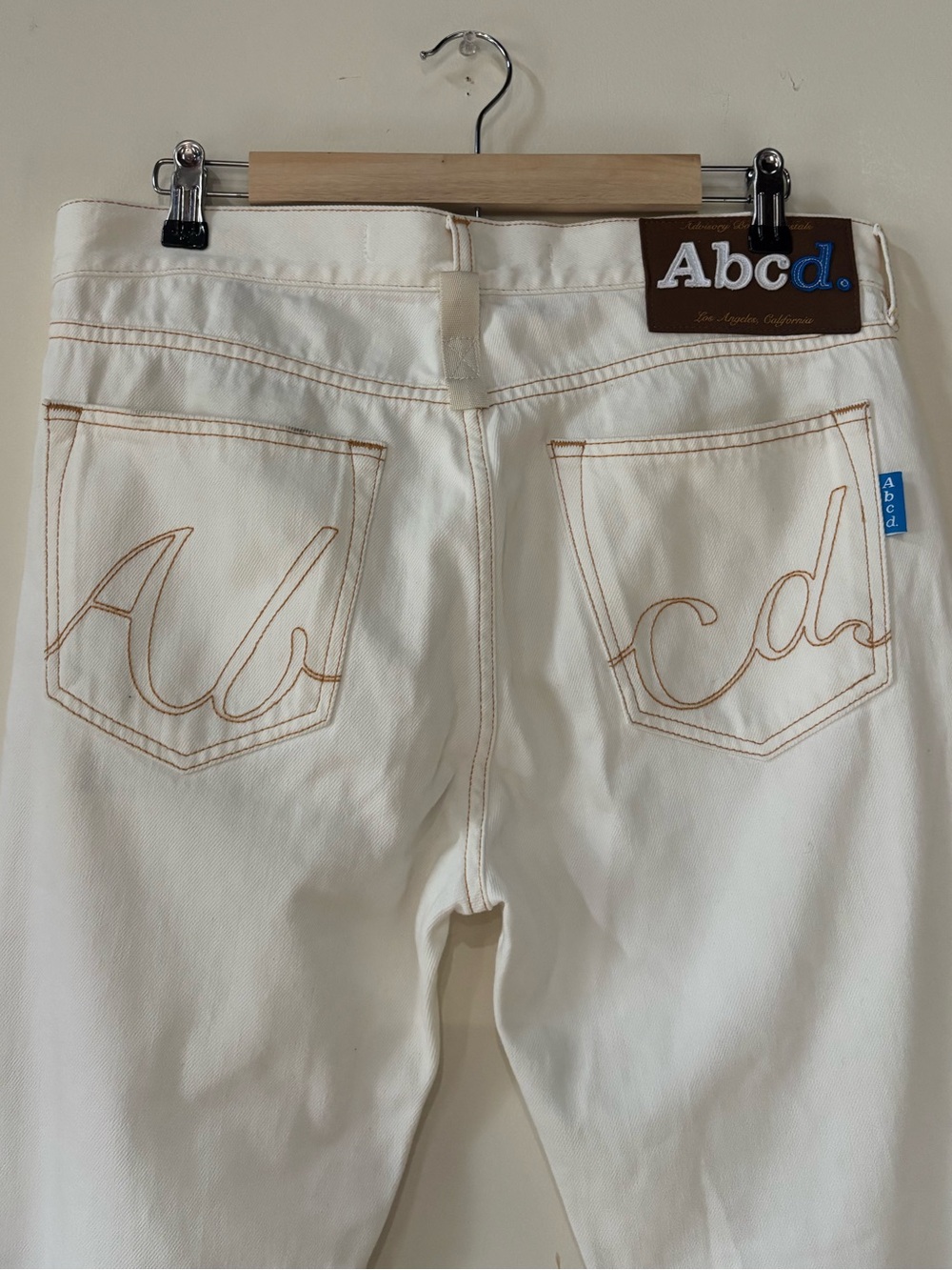 ADVISORY BOARD CRYSTALS ABCD. FIT B SLIM FIT JEAN - WHITE - Picture 4 of 8